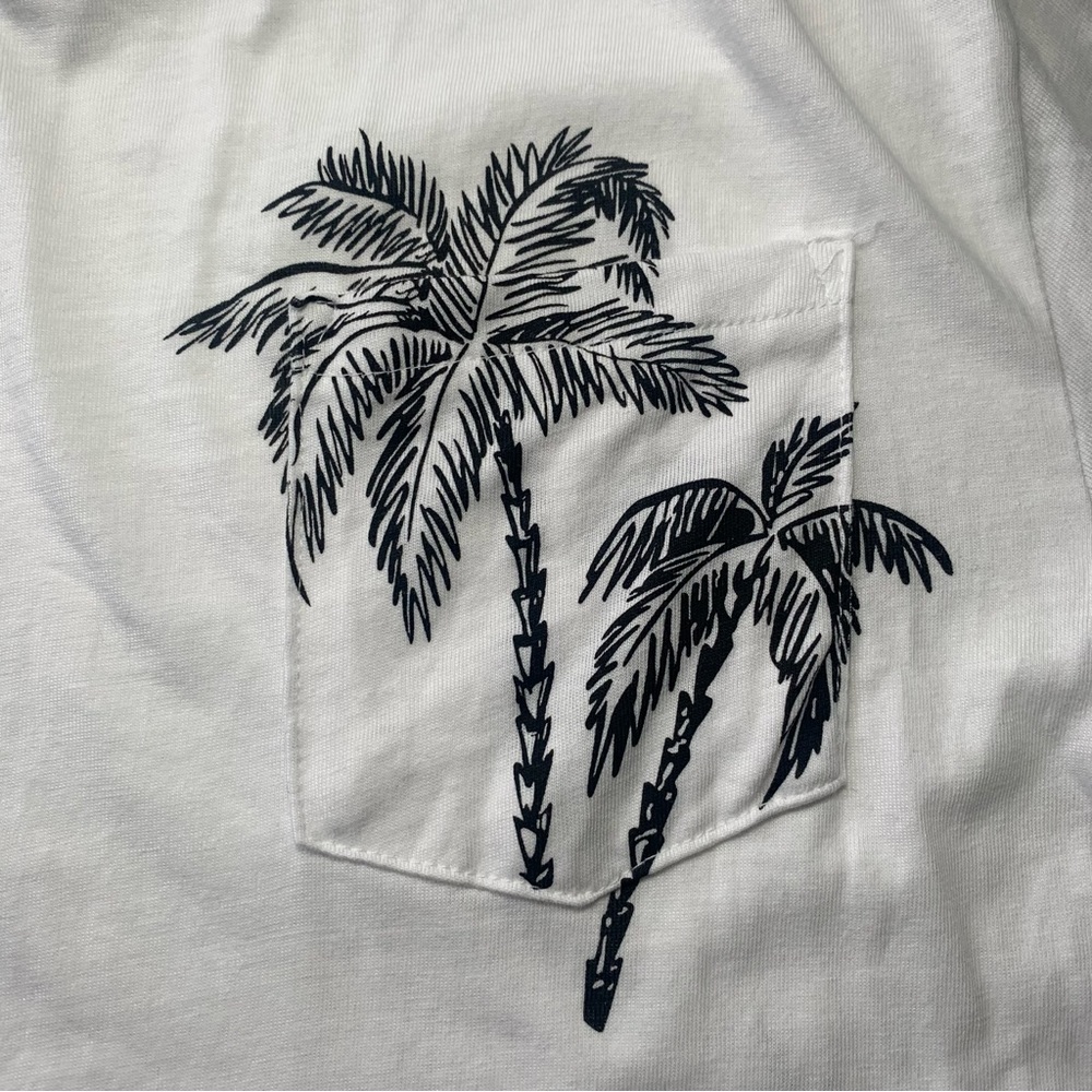 CRAFT AND FLOW VOYAGE‎ TROPICAL PALM BEACH T SHIRT MENS SMALL NWOT 100% cotton - Picture 8 of 9